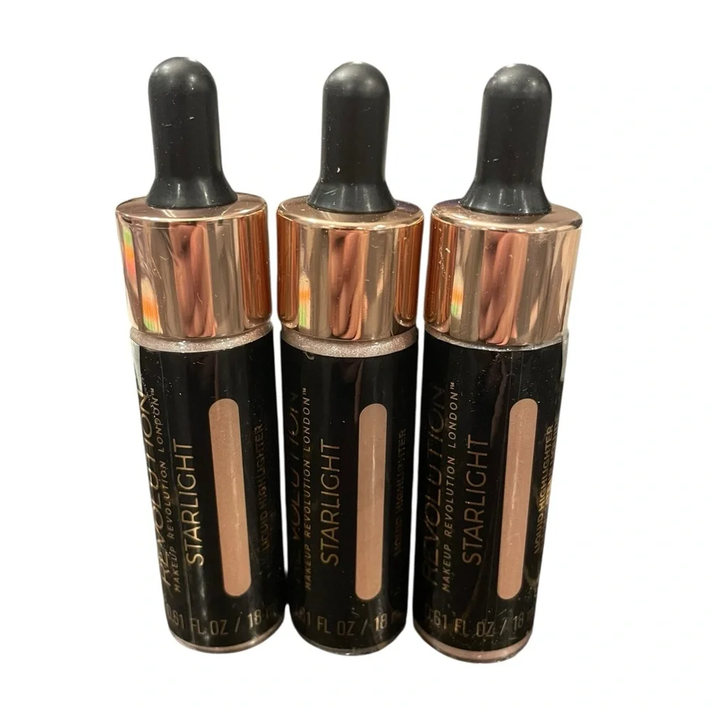 Makeup Revolution London Liquid Highlighter Starlight Vegan Cruelty Free NEW‎